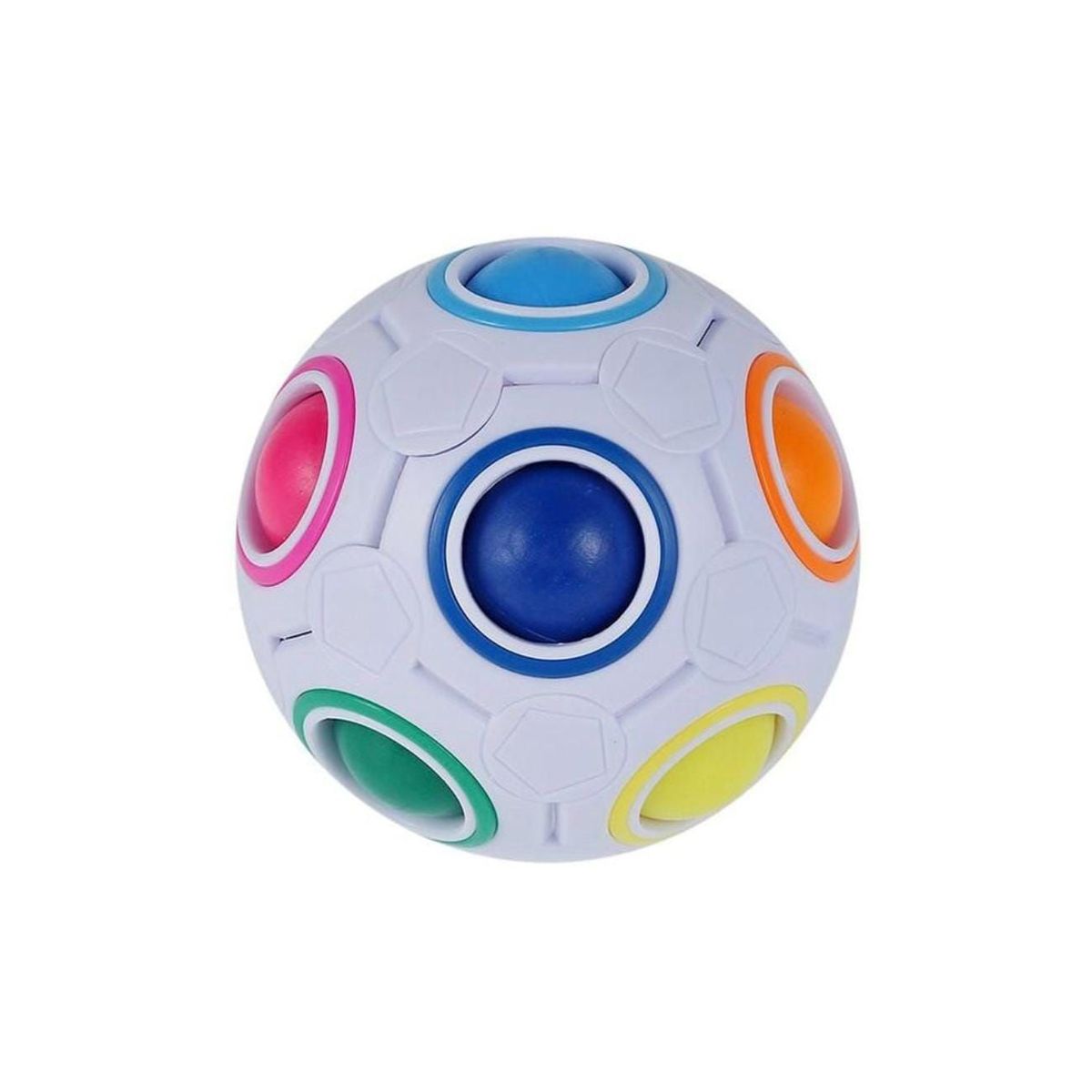 GENERICO - Bola mágica rompecabeza anti estrés Fidget Arcoiris