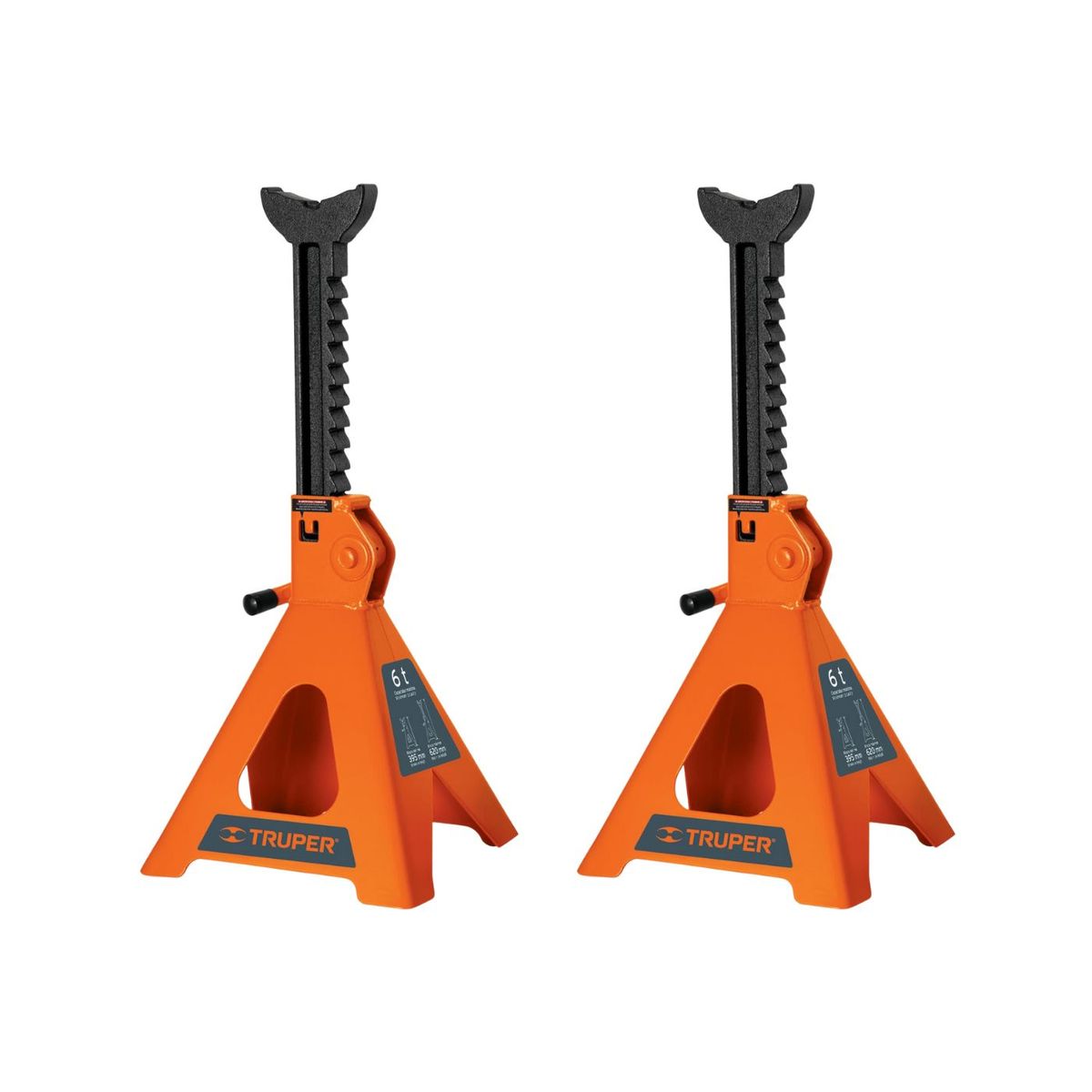 TRUPER - Caballete de 6 toneladas 2 piezas torre para auto Truper