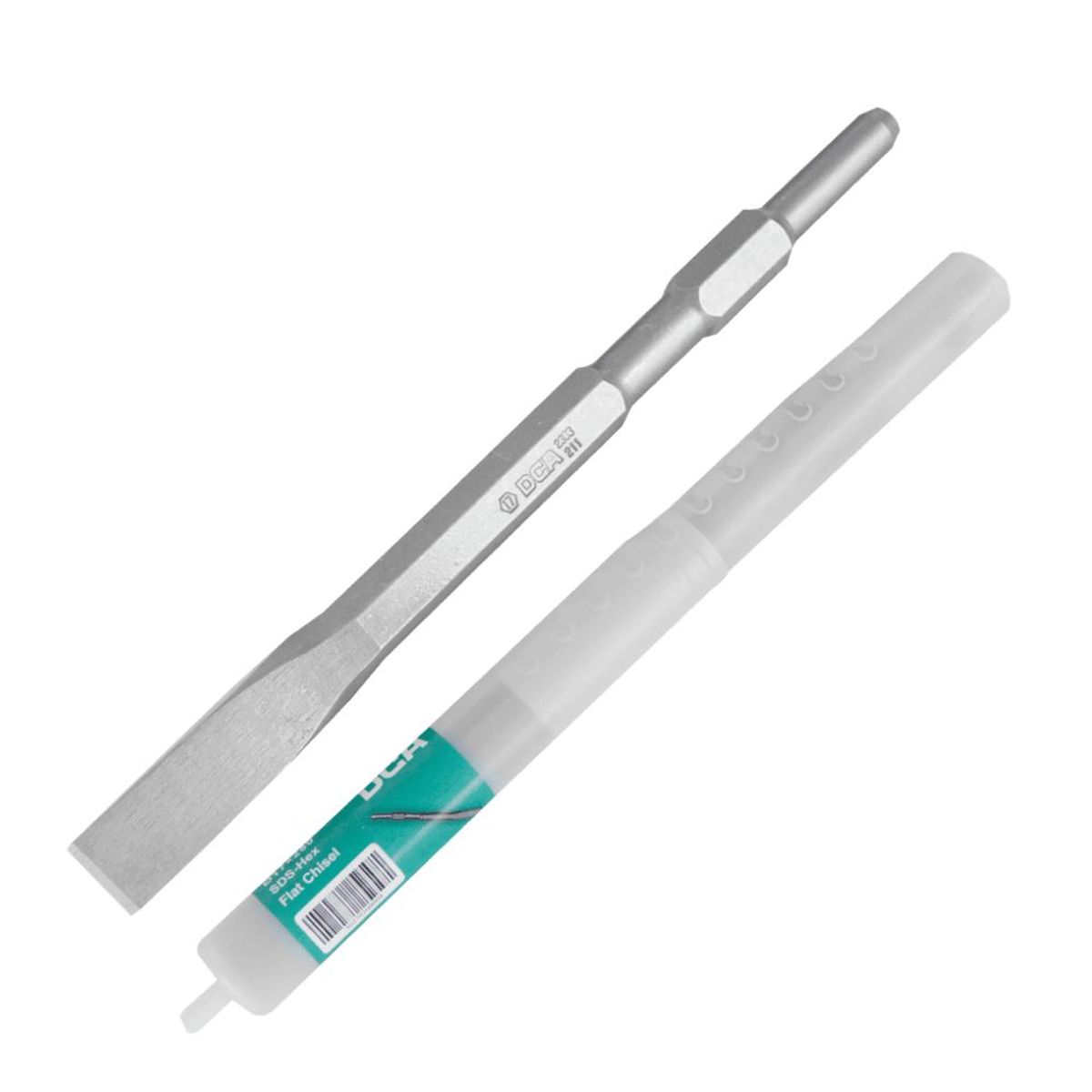 DCA - Cincel Plano DCA SDS HEX 2 cm X 28 cm SDS17×280F
