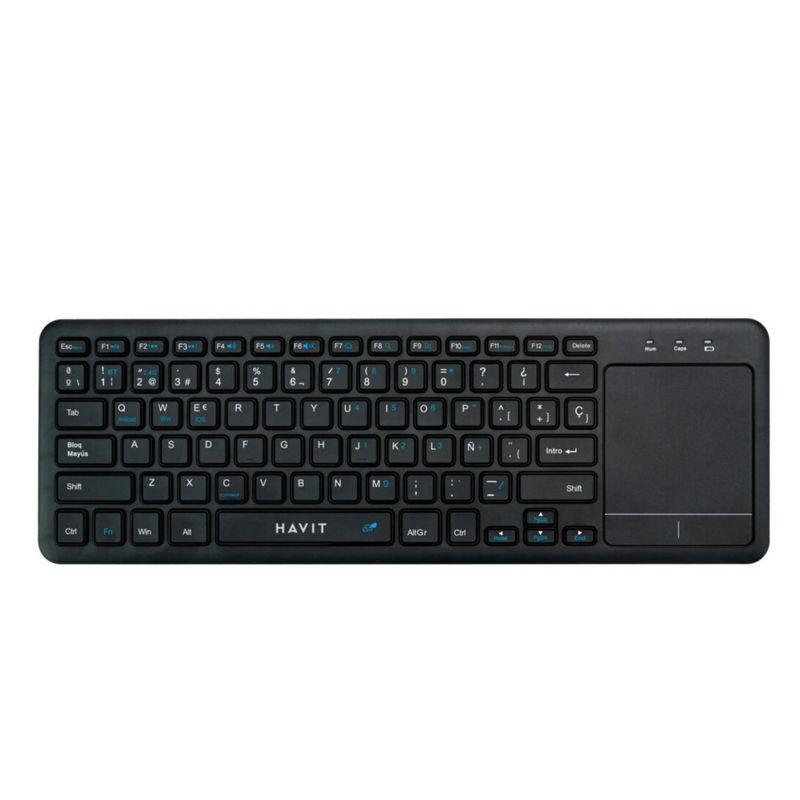 HAVIT - Teclado HAVIT KB234WB-SP Touch Pad Integrado negro