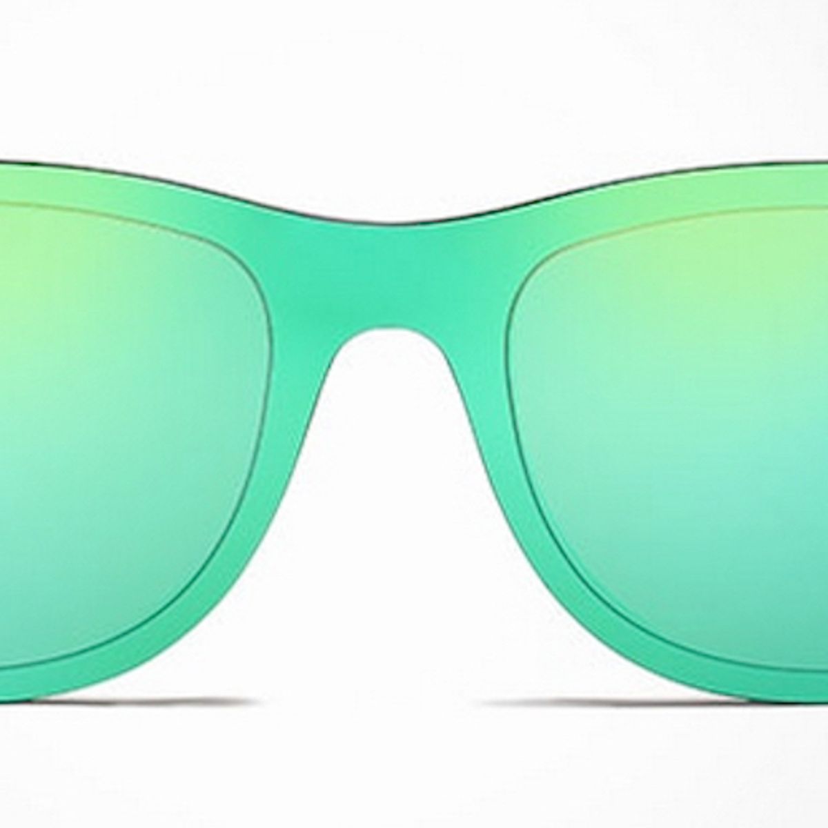 GENERICO - Lentes Espejo Polarking UV400 modelo Wayfarer Bamboo Verde