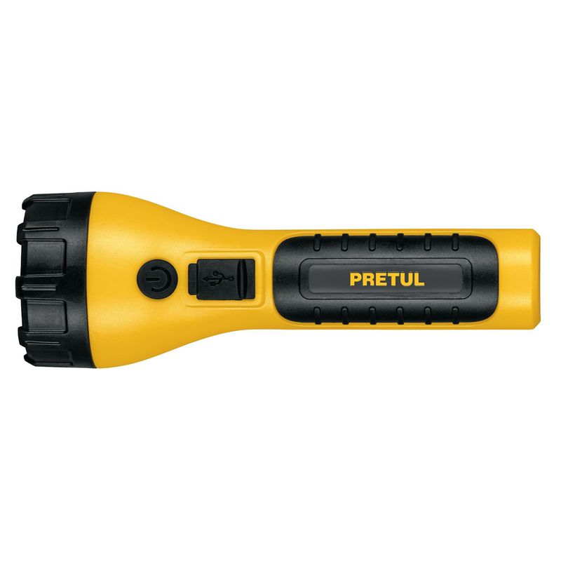 PRETUL - Linterna Plástica Recargable de LED, 180 lúmenes, Pretul 26102
