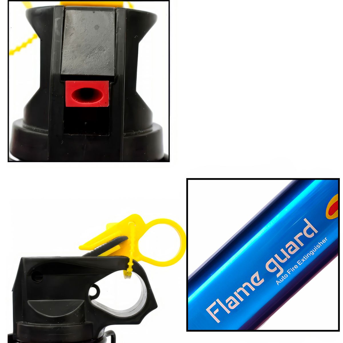 GENERICO - Extintor Deportivo 05kg ABC Polvo Químico Seco Azul Aluminio