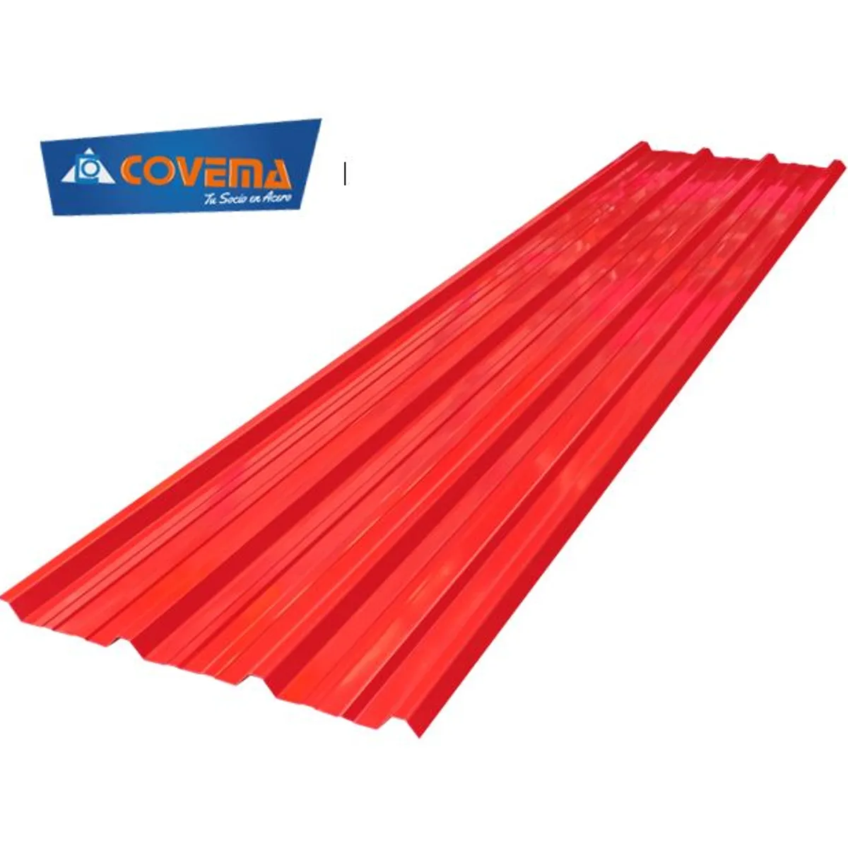 COVEMA - Techo Aluzinc TR4 Rojo - 108mts x 600mts x 030mm