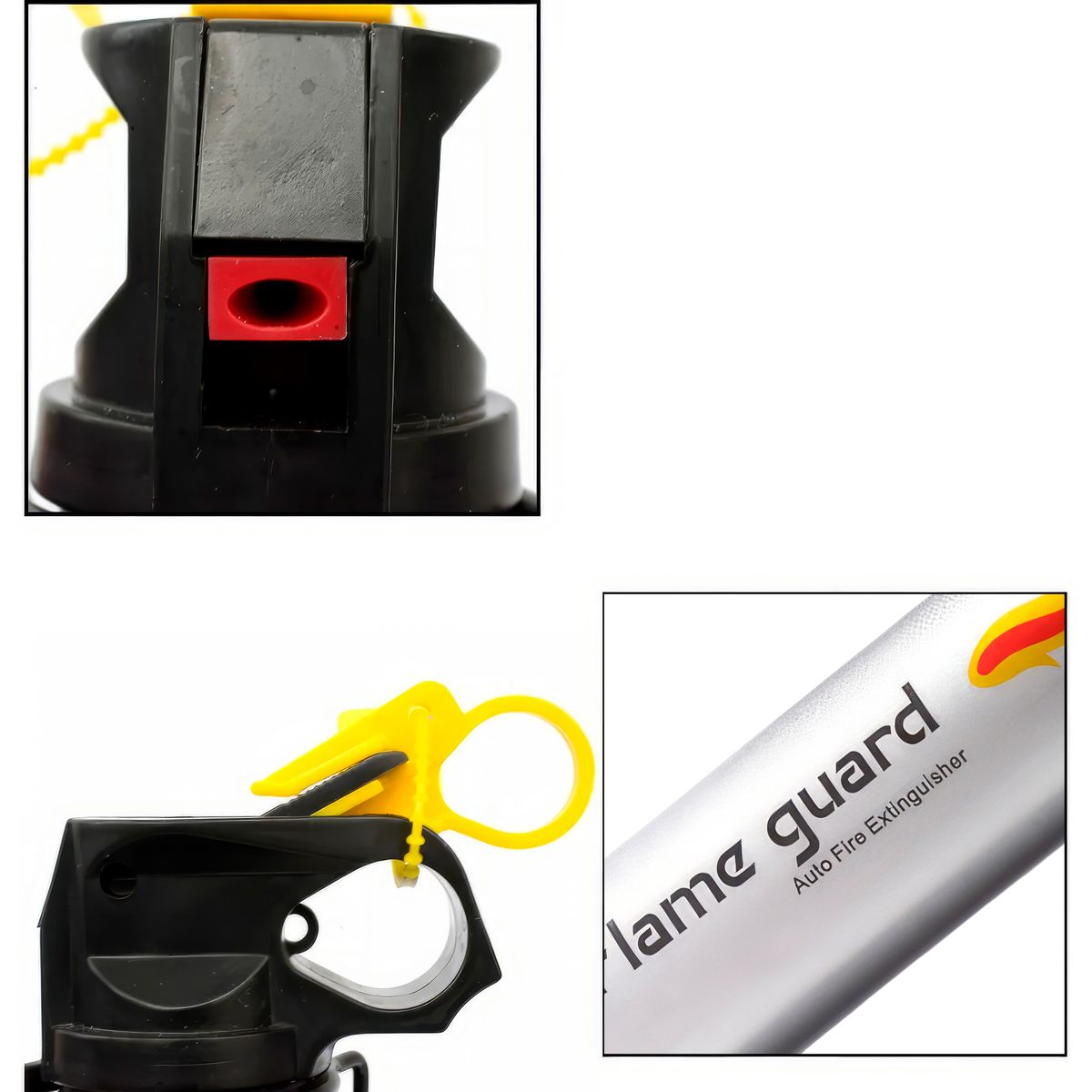 GENERICO - Extintor Deportivo 05gk PQS Químico Plata Aluminio