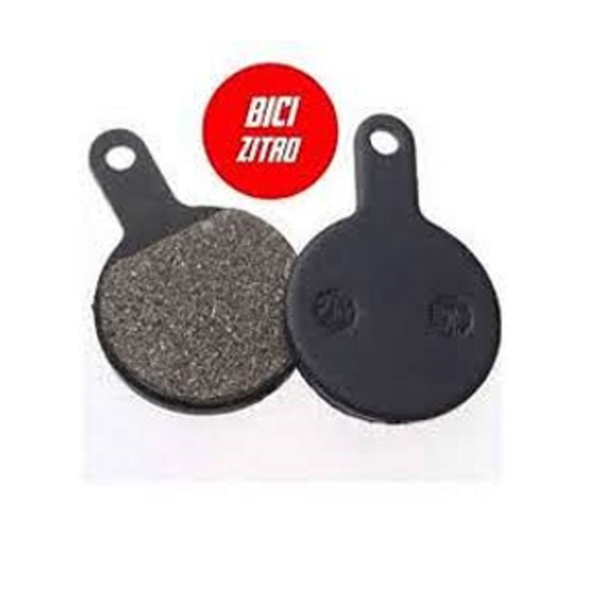 GENERICO - PAR DE PASTILLAS REDONDAS PARA FRENO DE BICICLETA