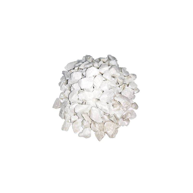 GENERICO - GRANALLA BLANCA BRILLANTE  5-9CM BOLSA 5KG