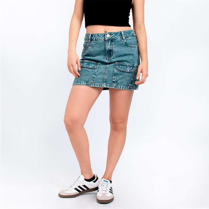 DESIRE - Falda Cargo Desire Para Mujer