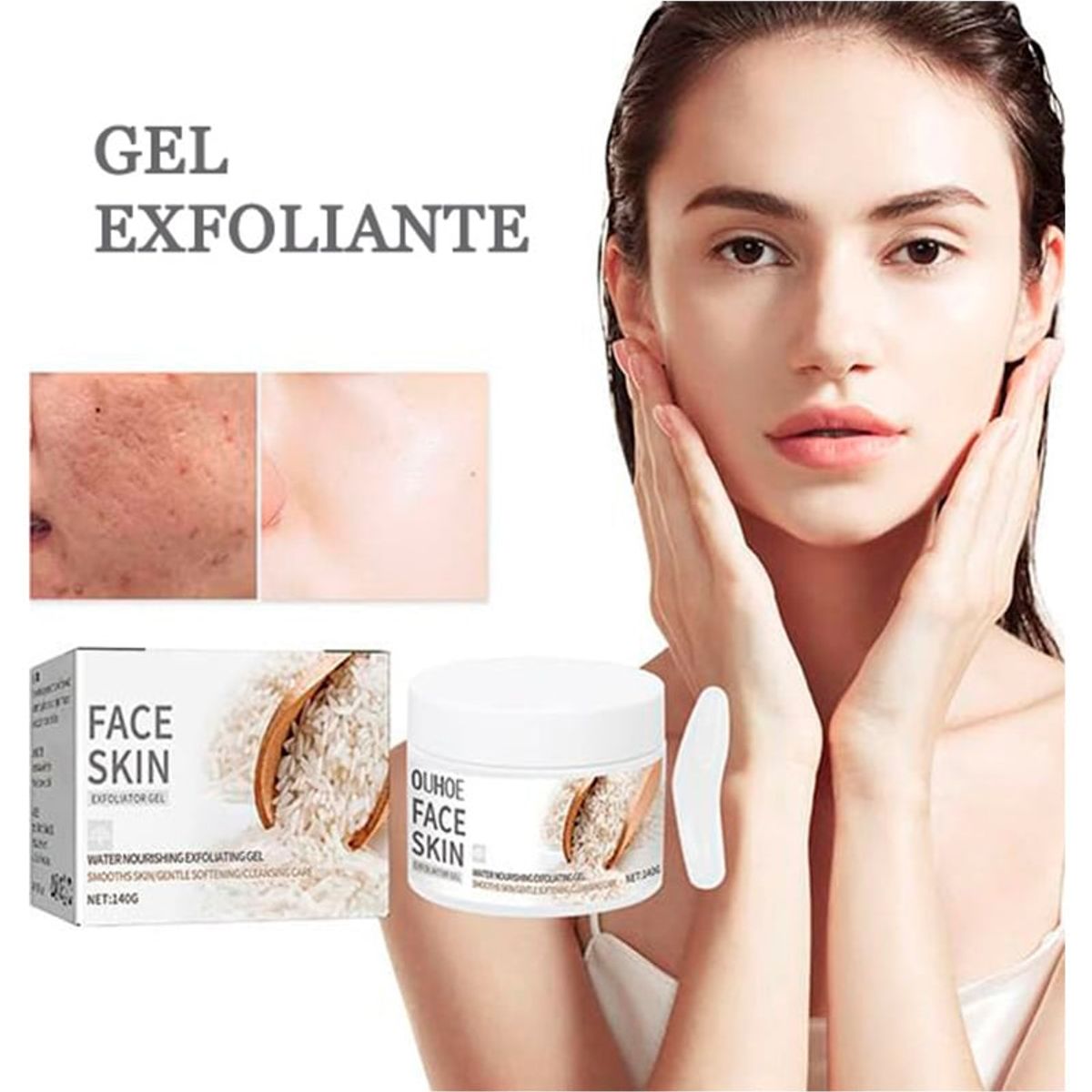 BIOAQUA - BioAqua Gel Exfoliante De Arroz Para La Piel_123