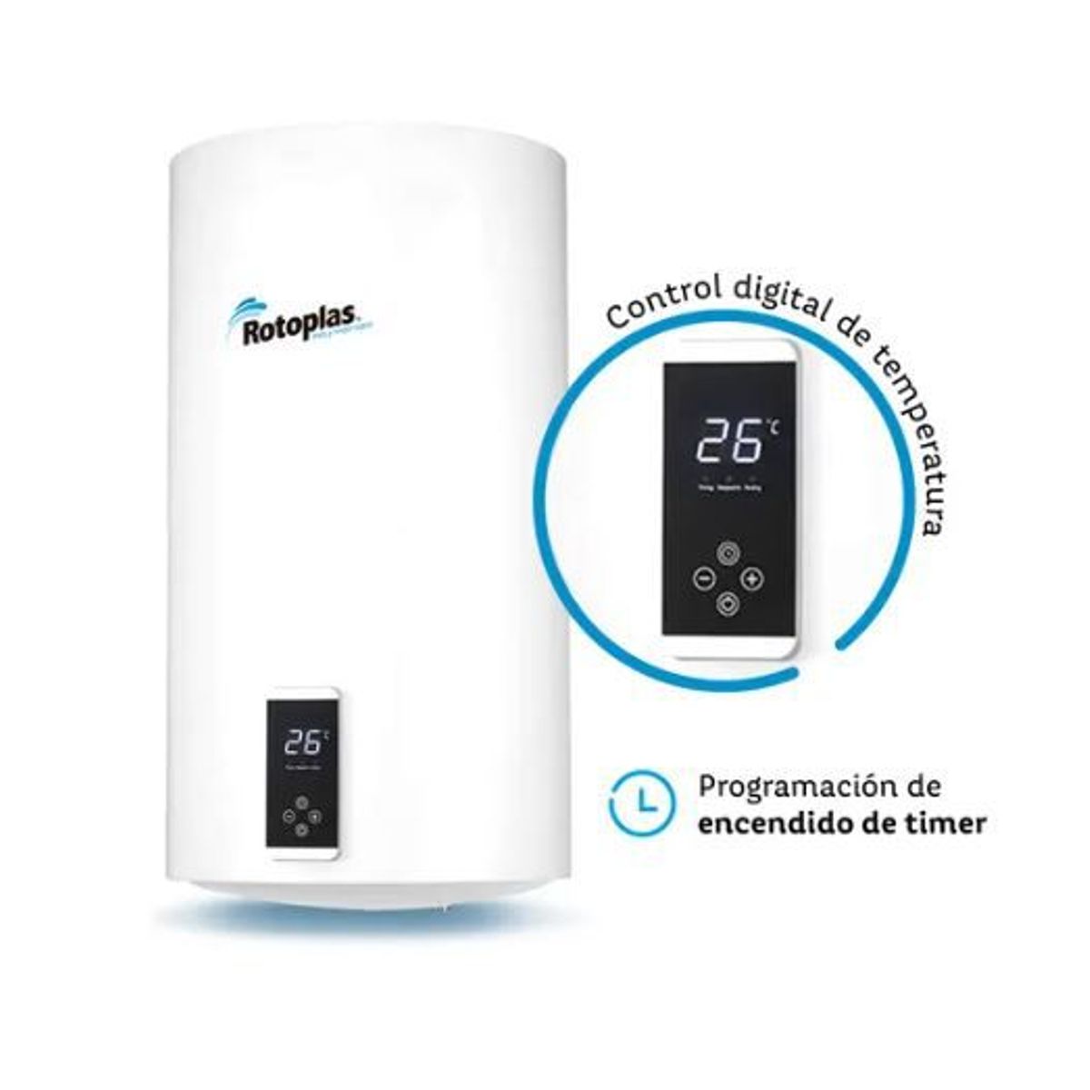 ROTOPLAS - Terma Eléctrica Acumulacion Digiterma 100 litros