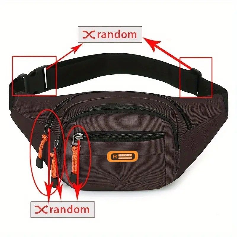GENERICO - Riñonera Deportiva De 3 Bolsillos Para Hombre Mujer Canguro