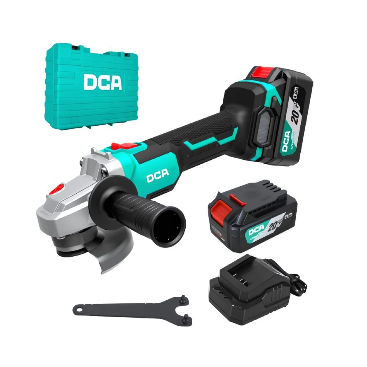 DCA - Amoladora 20V Brushless 115mm 45 M14 8500MIN