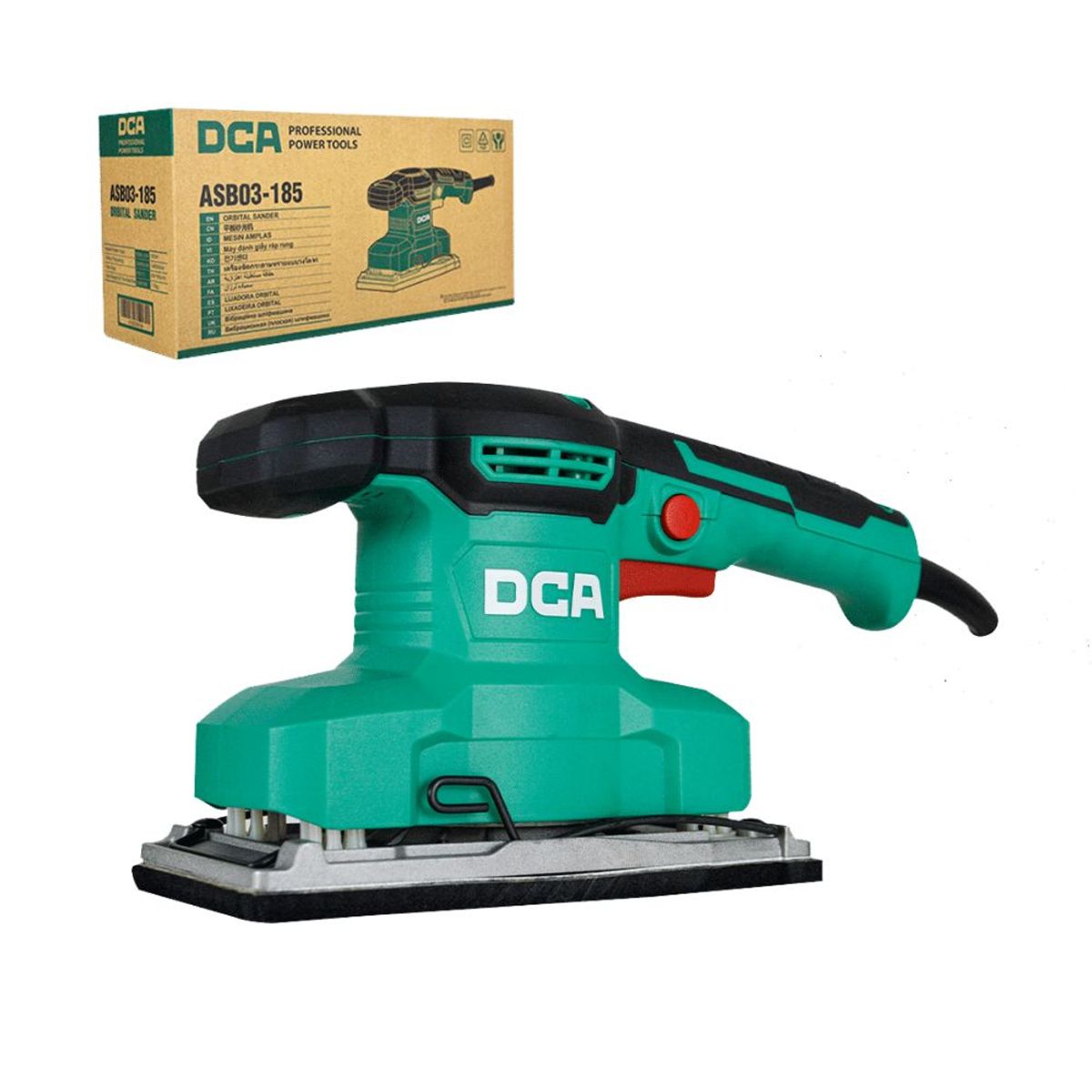 DCA - Lijadora orbital 320W 14000MIN 93X185MM ASB03-185