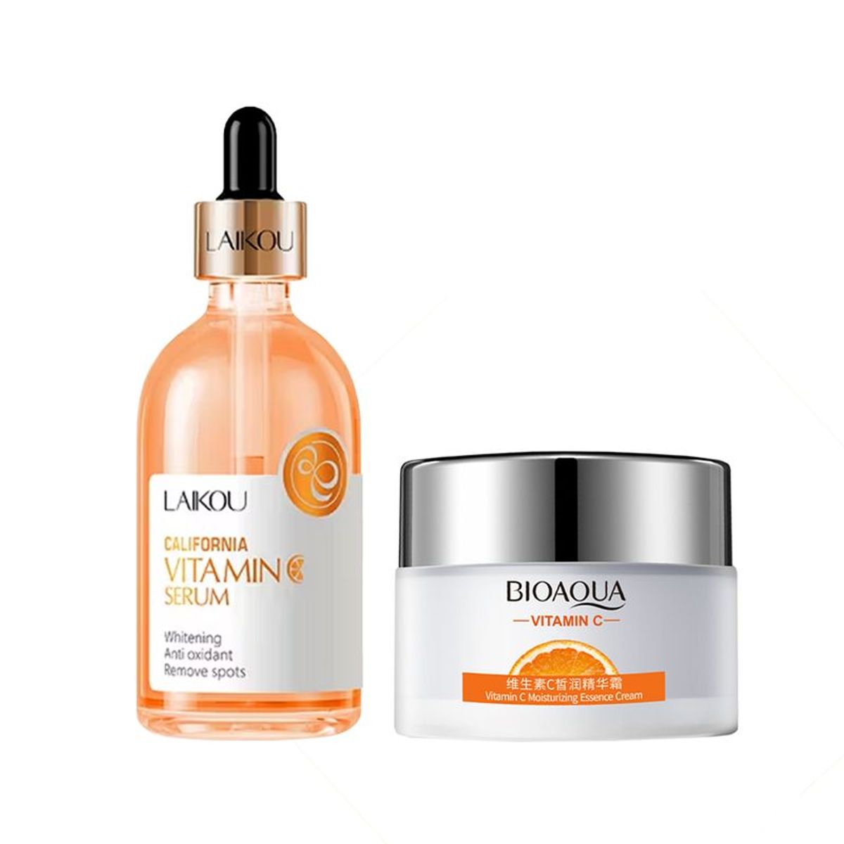 BIOAQUA - Serum California Vitamina C + Crema Facial con Vitamina C