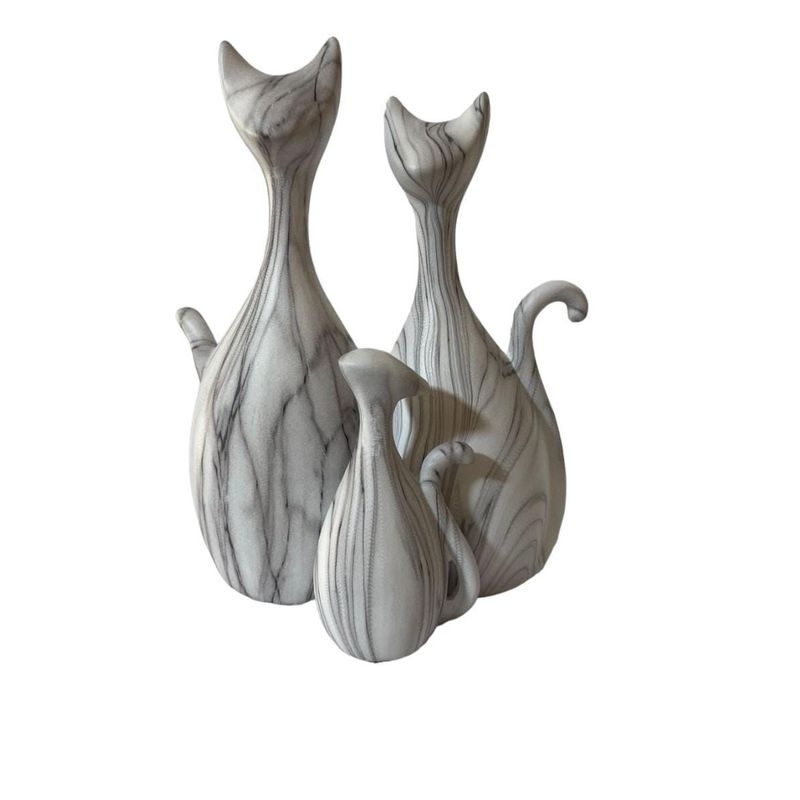 GENERICO - Adornos Familia Gatos Nórdicos.-