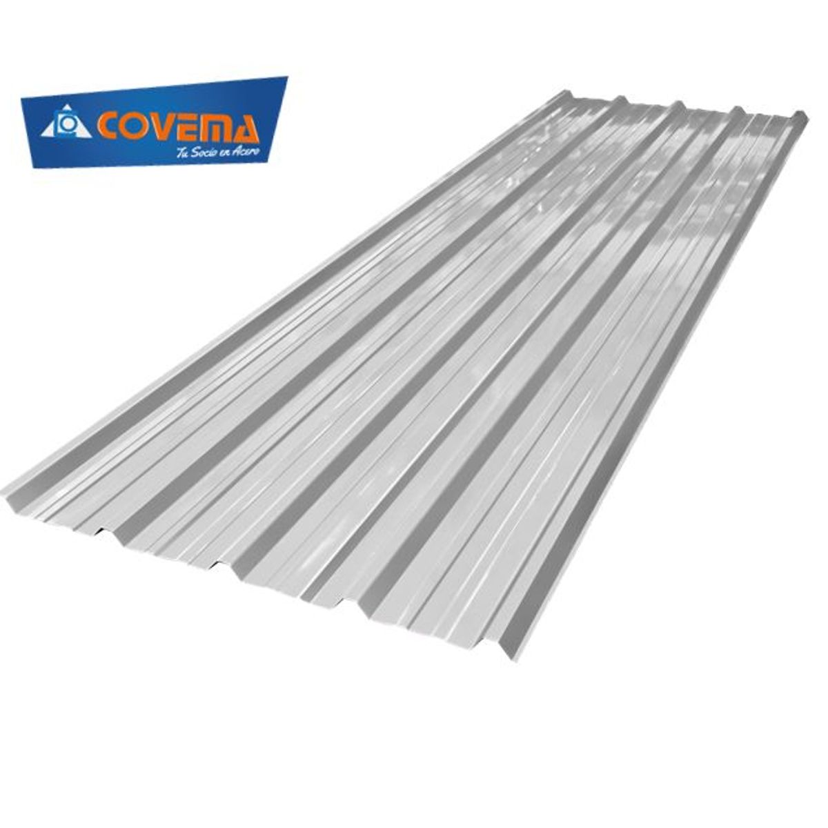 COVEMA - Techo Aluzinc TR5 - 1.08 mts x 6.00 mts x 0.30 mm
