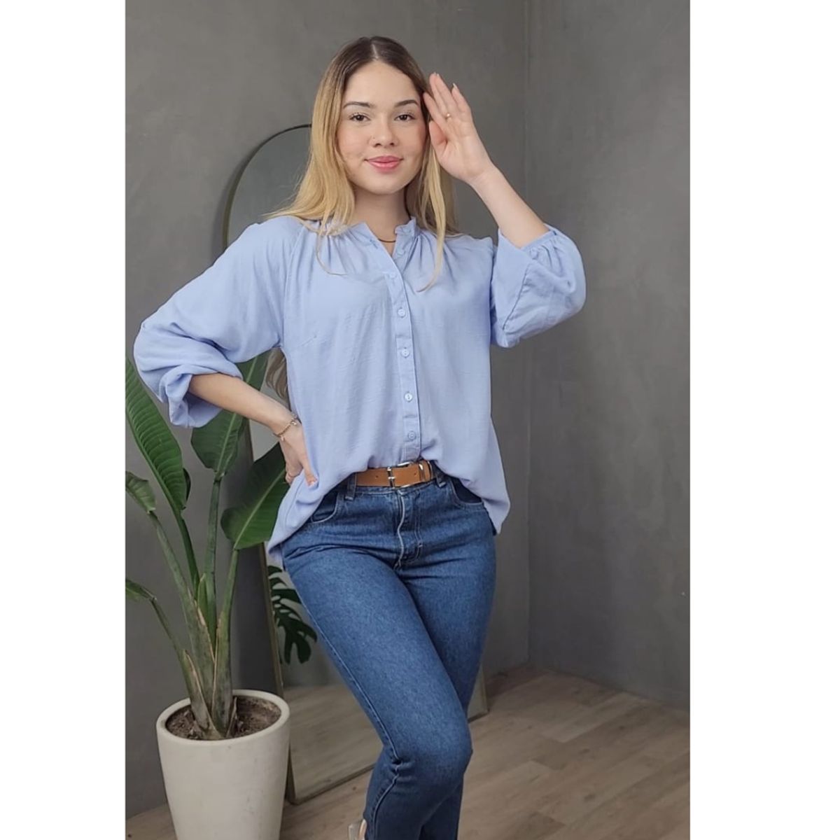 LINO - Blusa de dama modelo Rosaura