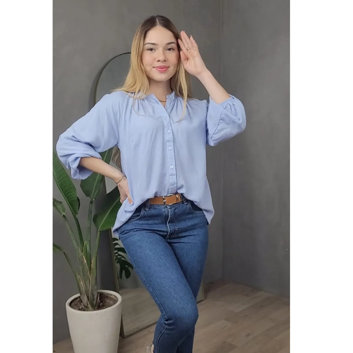 LINO - Blusa de dama modelo Rosaura