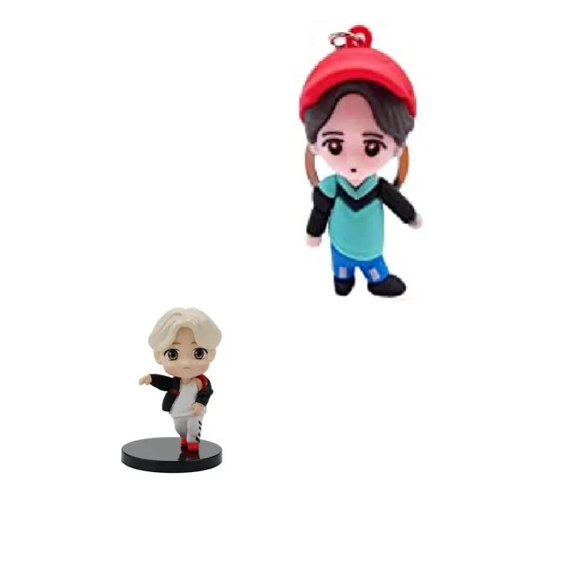 GENERICO - MUÑECO COLECCIONABLE CON LLAVERO BTS JIMIN