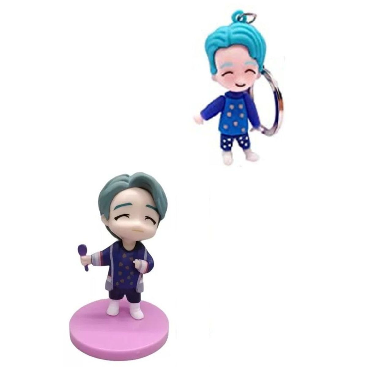 GENERICO - MUÑECO COLECCIONABLE CON LLAVERO BTS RM