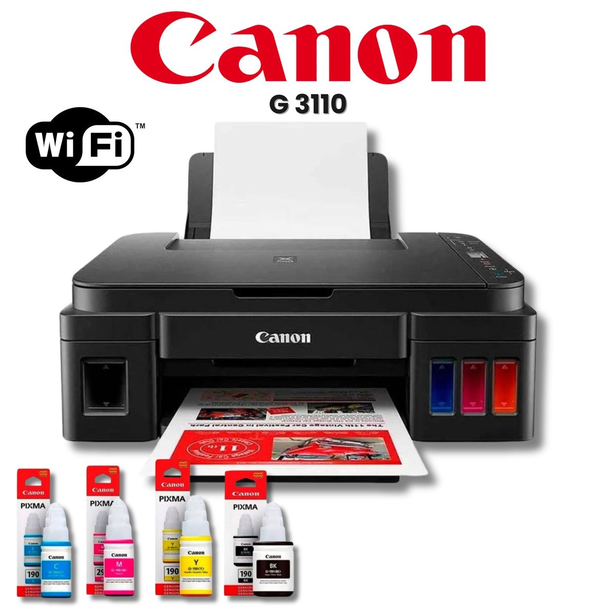 CANON - IMPRESORA MULTIFUNCIONAL CANON G3110 WIFI