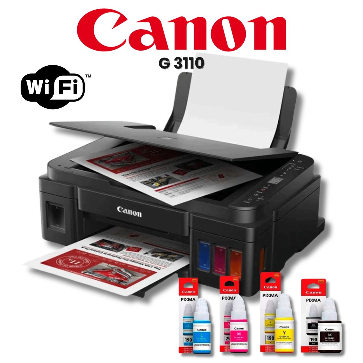 CANON - IMPRESORA MULTIFUNCIONAL CANON G3110 WIFI