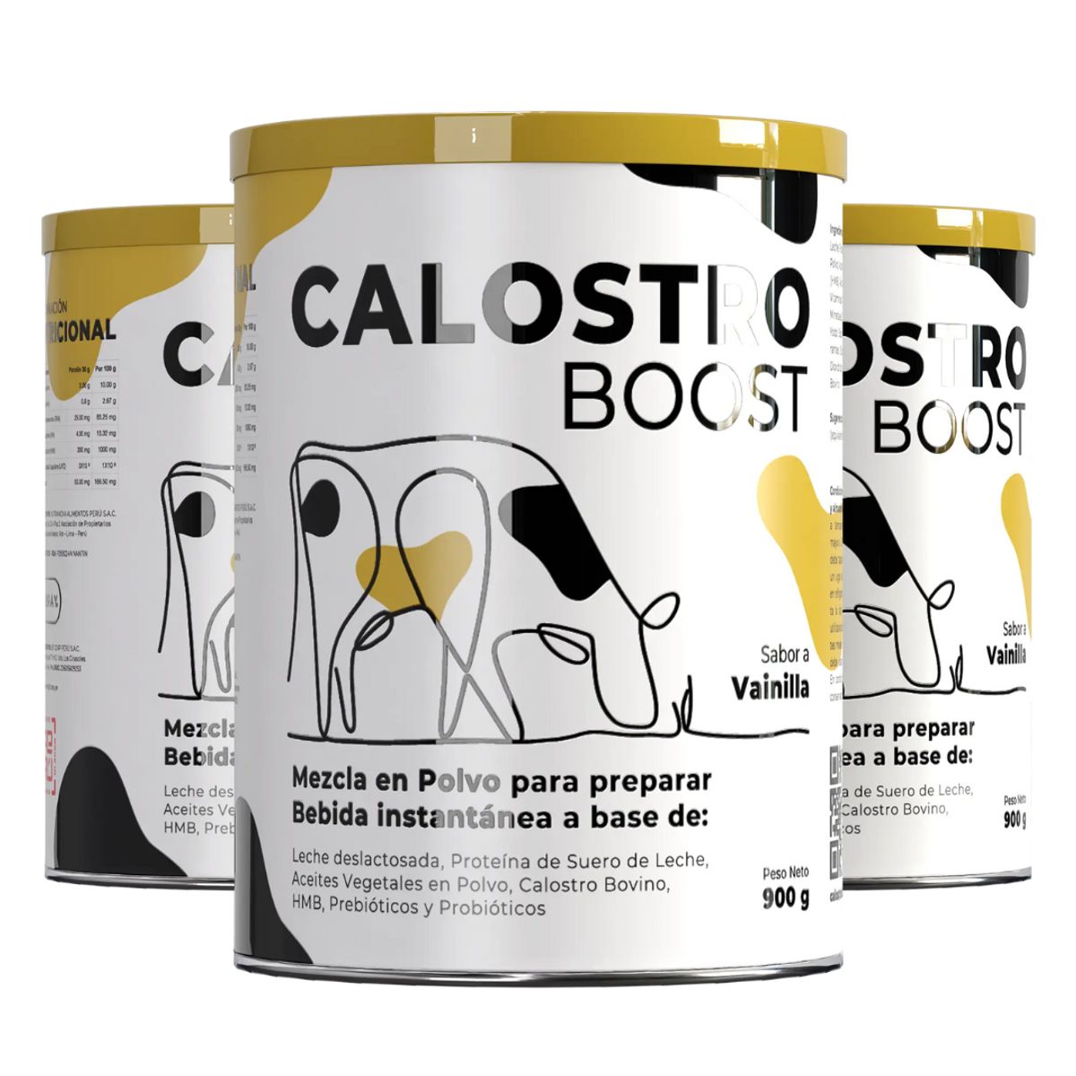 CALOSTRO BOOST - Calostro Boost Polvo 90 Porciones Sin Lactosa Pack 3 Latas