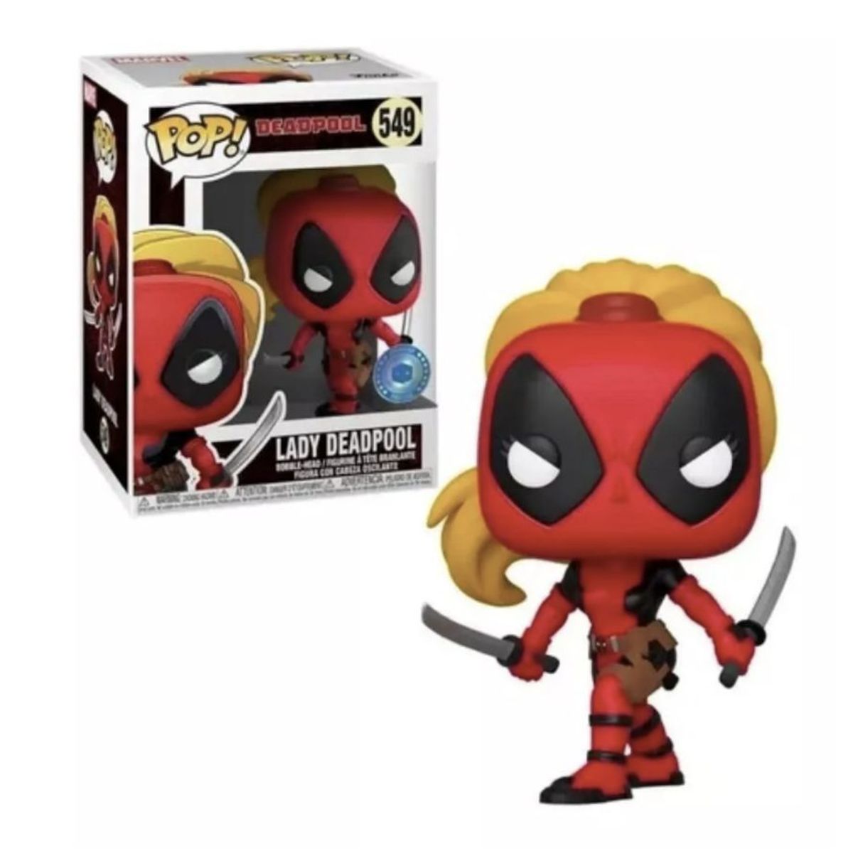 FUNKO - Lady Deadpool Funko Pop 549 Pop In A Box Exclusivo