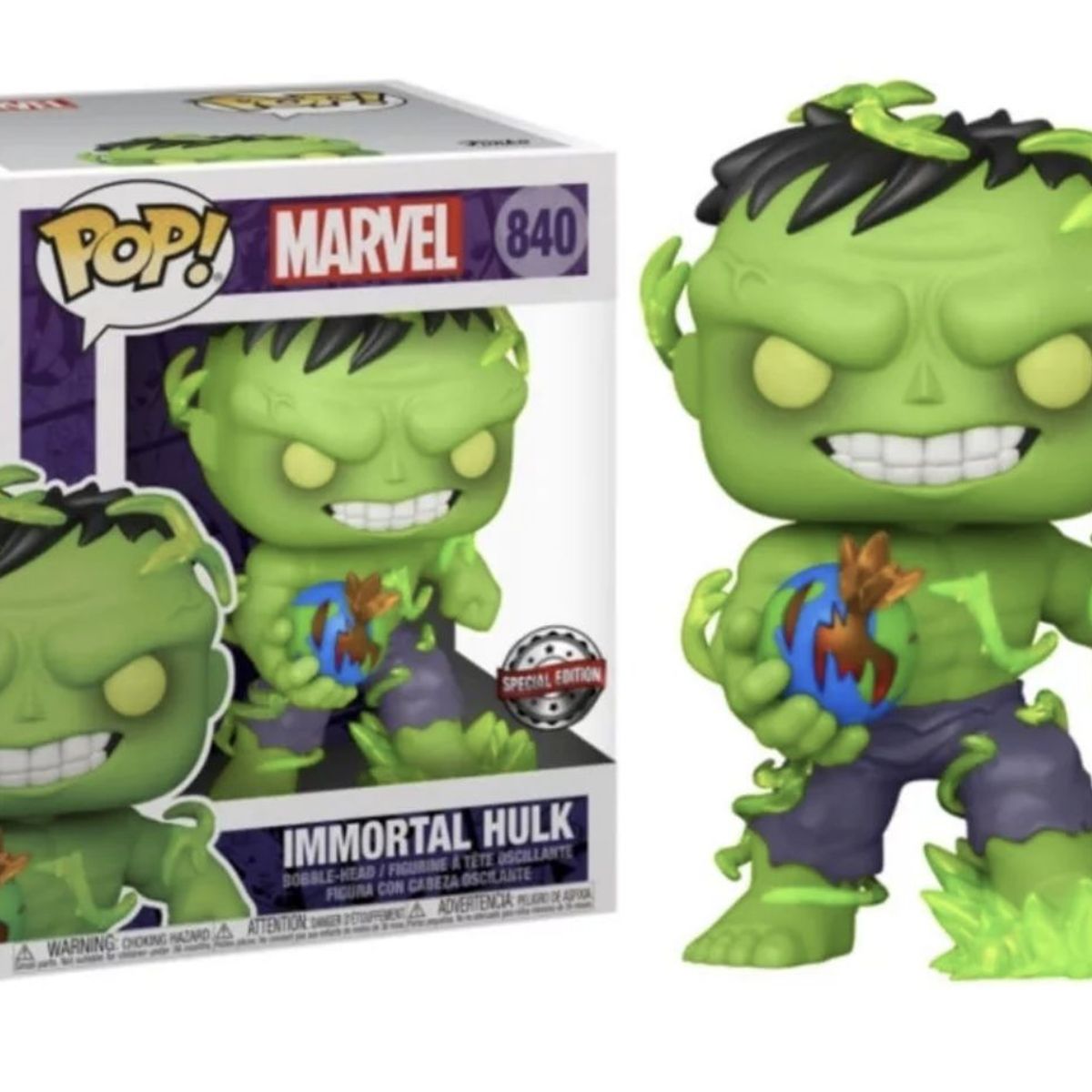 FUNKO - Immortal Hulk Funko Pop 840 Exclusivo 6 Pulgadas