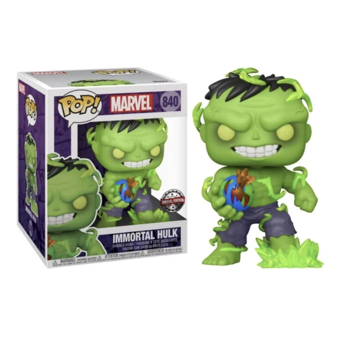 FUNKO - Immortal Hulk Funko Pop 840 Exclusivo 6 Pulgadas