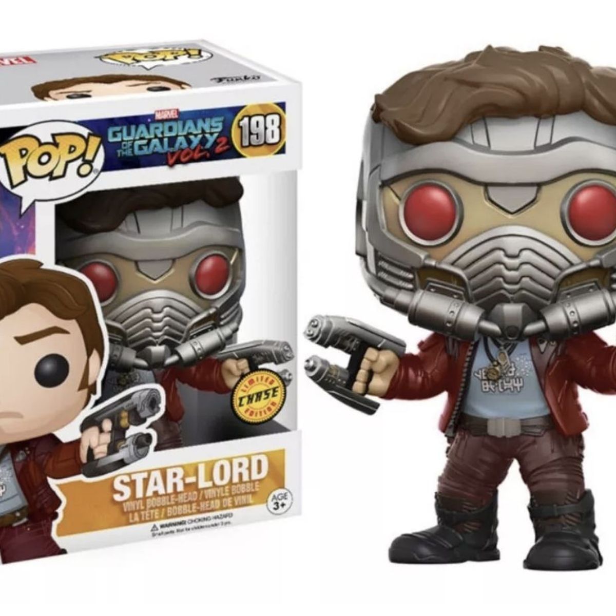 FUNKO - Star Lord Chase Funko Pop 198 Guardianes De La Galaxia