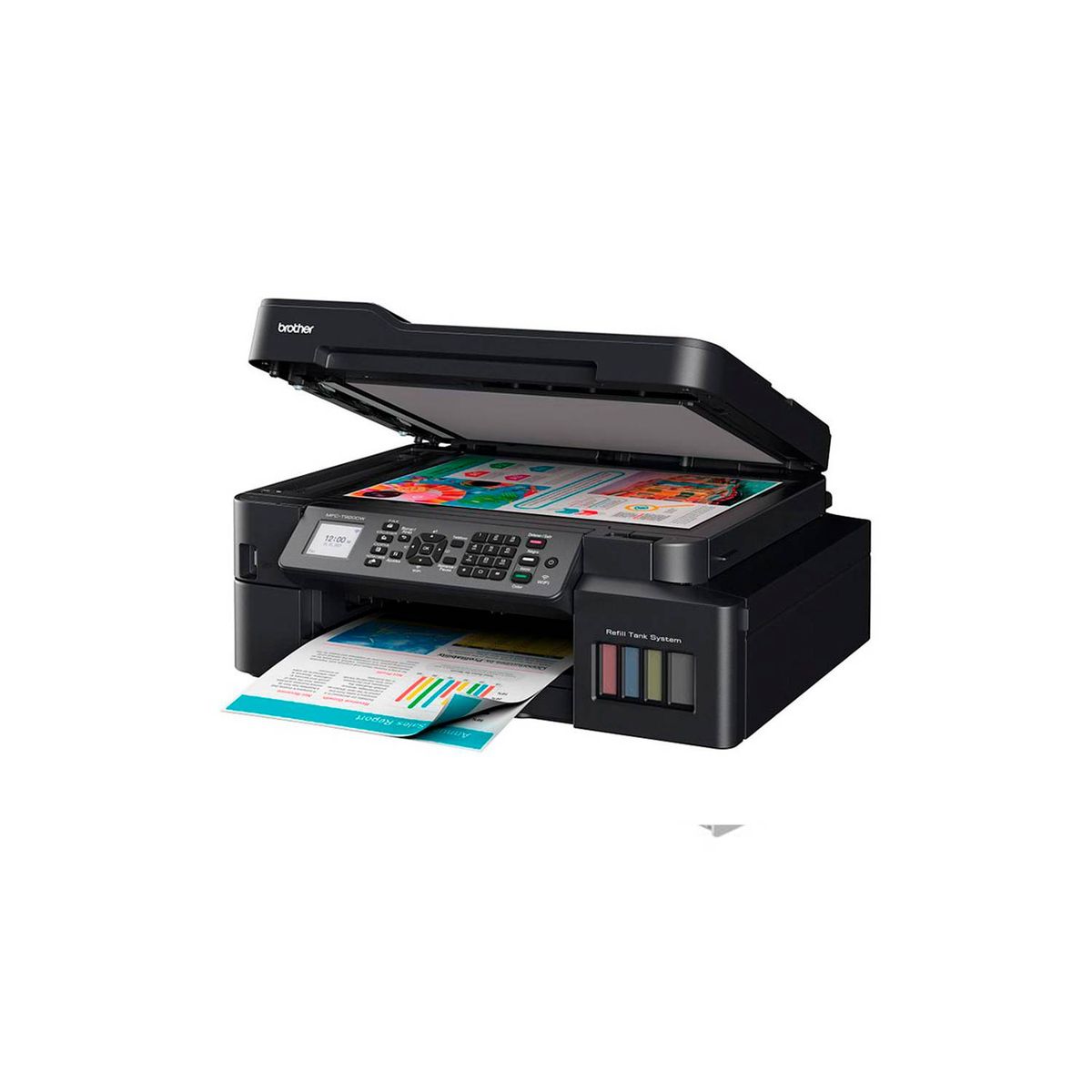 BROTHER - Impresora Multifuncional Brother MFC-T920DW Duplex WIFI RED T920