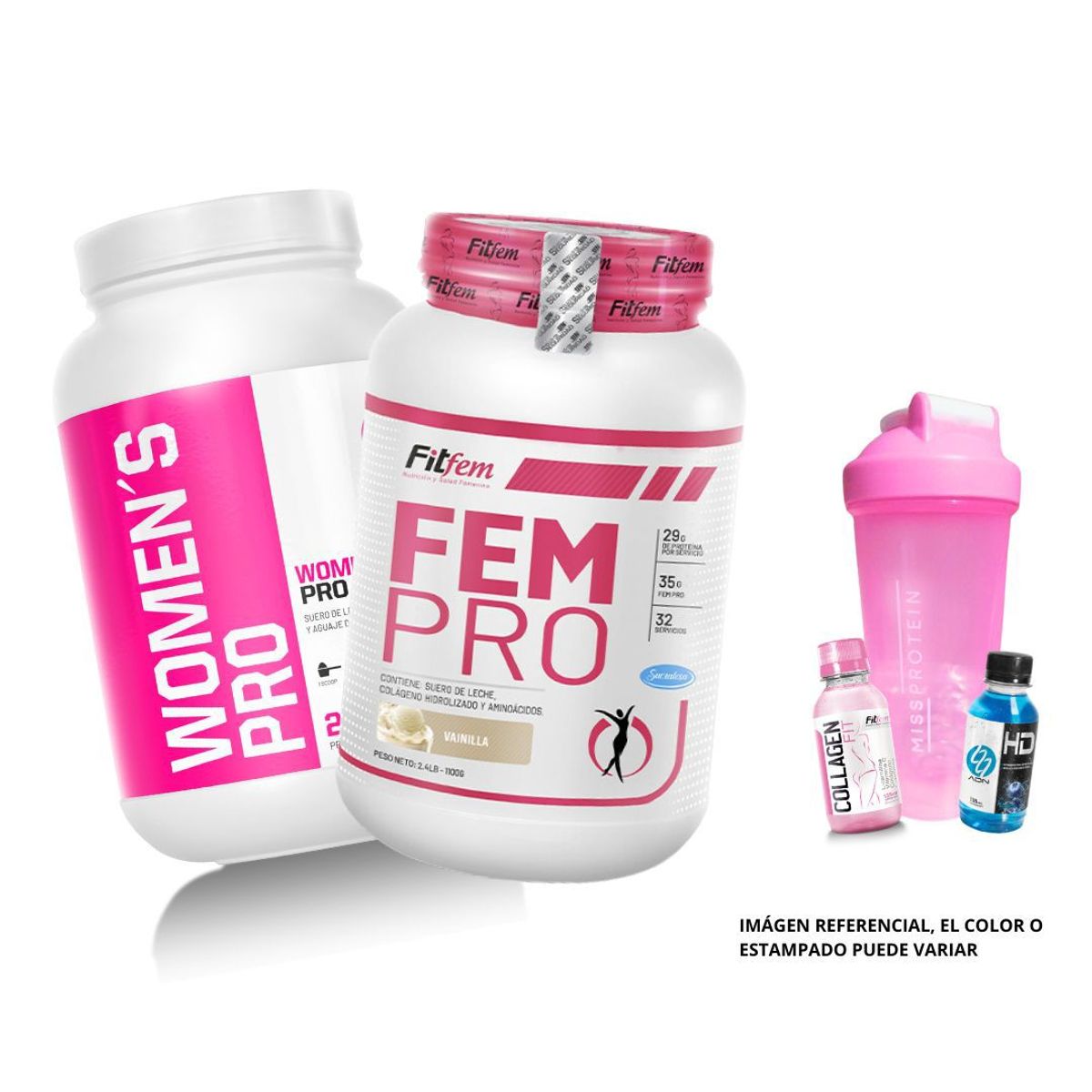FITFEM - FEM PRO 1.1KG CHOCOLATE + WOMEN´S PRO 1,1 KG CHOCOLATE