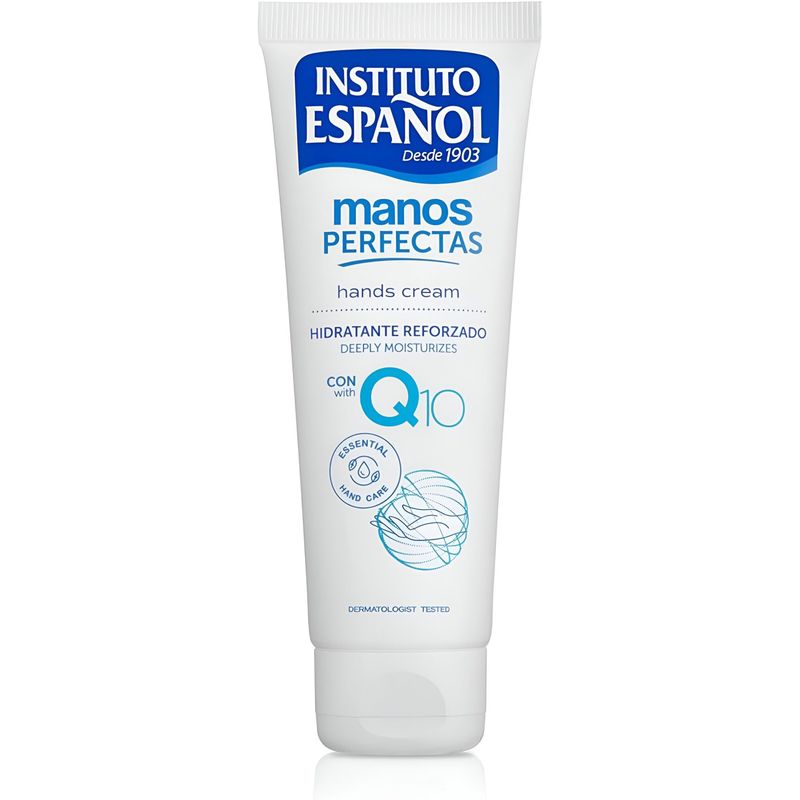  - INSTITUTO ESPAÑOL Crema hidratante Manos Perfectas con Q10 tubo 75 ml