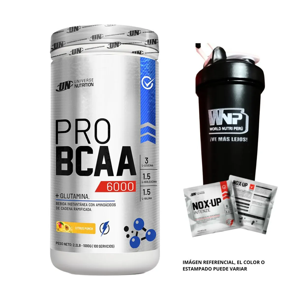 UNIVERSE NUTRITION - PRO BCAA 900 GR NARANJA + SHAKER