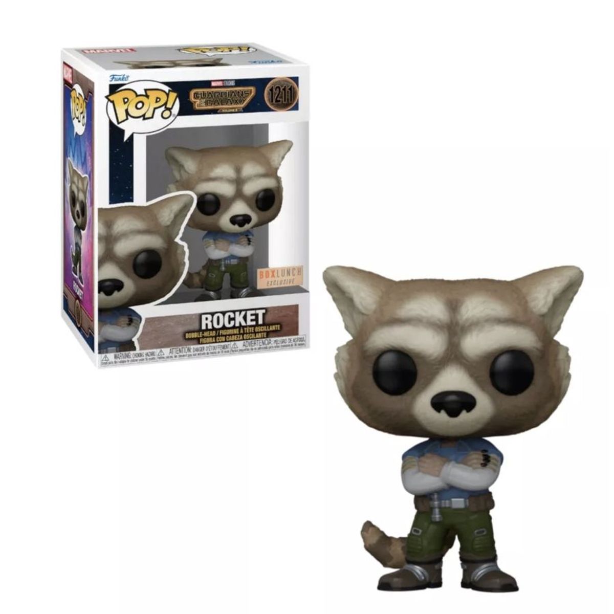 FUNKO - Rocket Funko Pop 1211 Guardianes De La Galaxia 3 Exclusivo