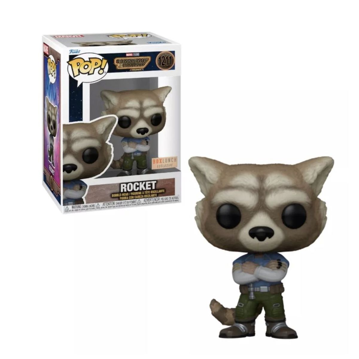 FUNKO - Rocket Funko Pop 1211 Guardianes De La Galaxia 3 Exclusivo