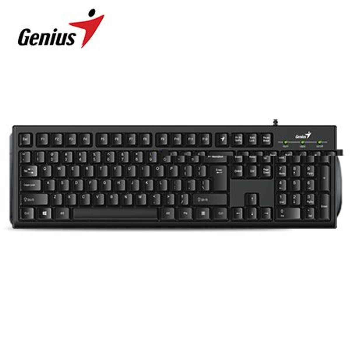 GENIUS - TECLADO CCABLE GENIUS SMART KB-100 NEGRO
