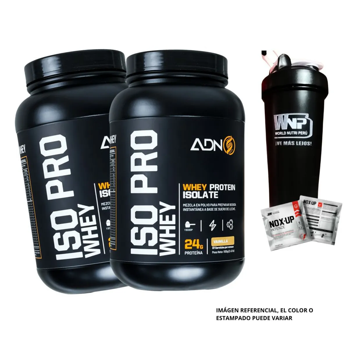 ADN - ISO PRO WHEY 1.2 KG VAINILLA + ISO PRO WHEY 1.2 KG CHOCOLATE