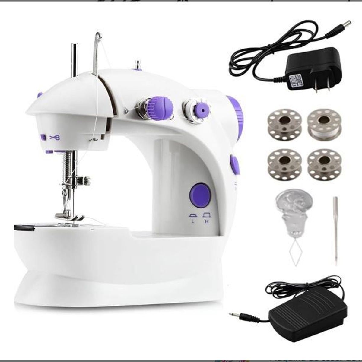 GENERICO - Mini maquina de coser con mesa de extensión