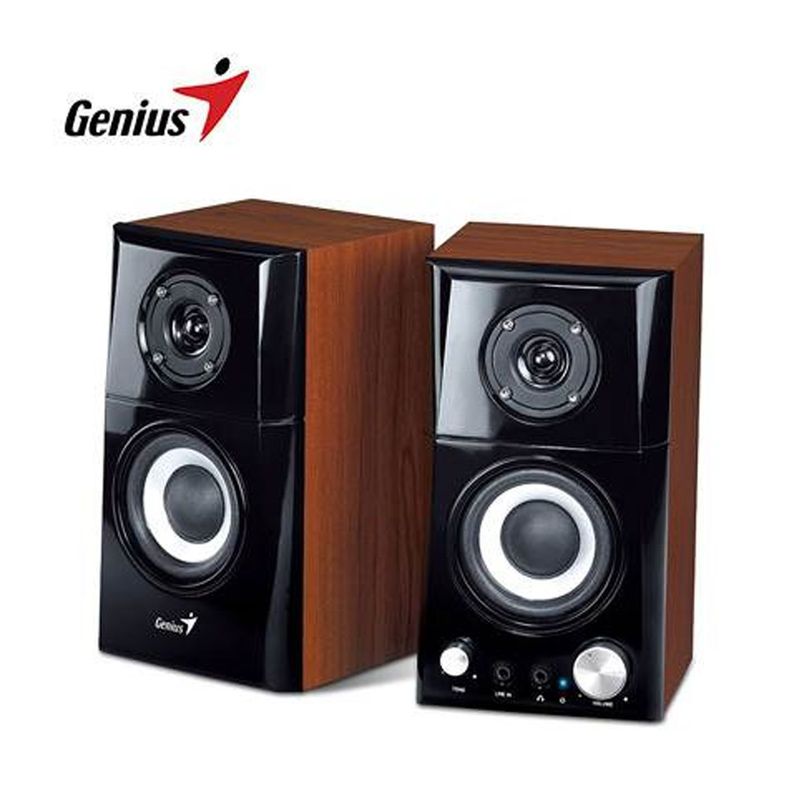 GENIUS - Parlante Genius Sp-Hf500a Ii Madera Negro