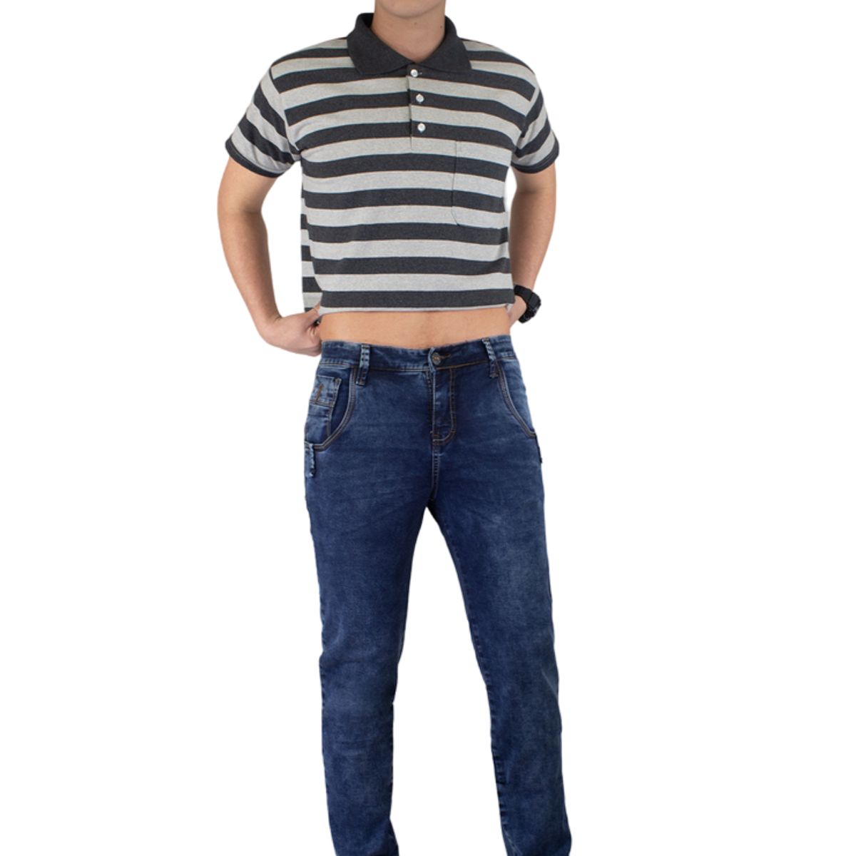 ZOHAR - Jean para hombre - Alan Snaax - Hbb Oscuro