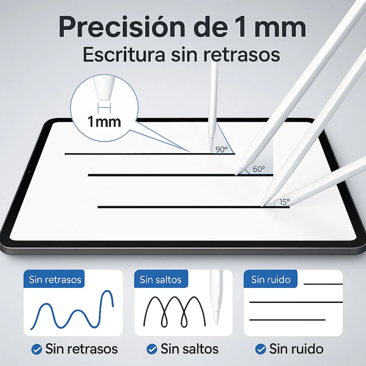 GOTODO - Lapiz para ipad - STYLUS PEN con rechazo de palma - PREMIUM