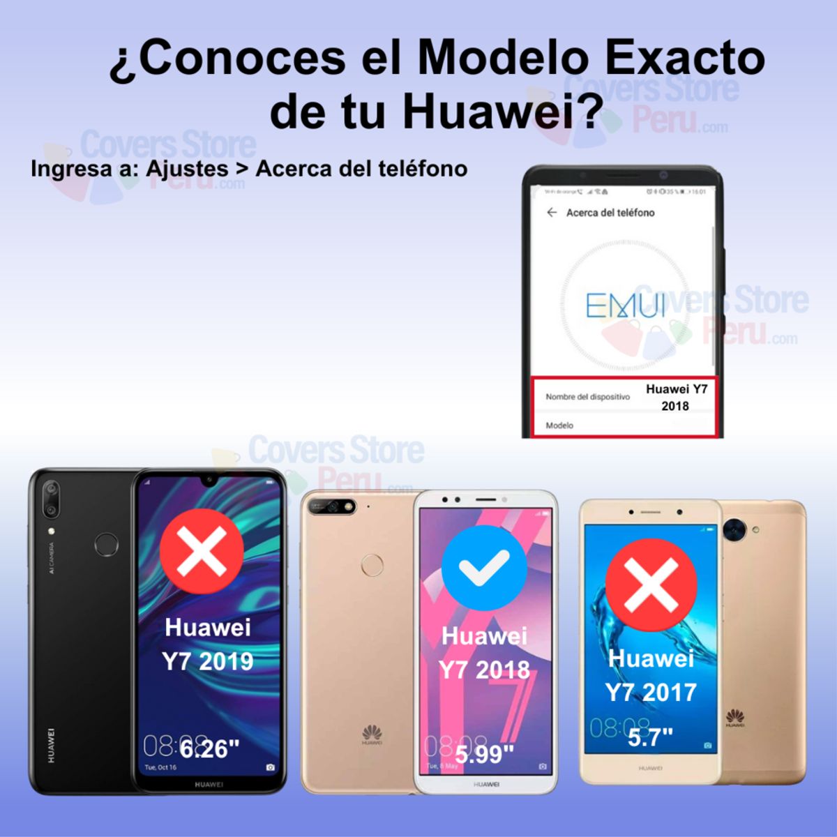 GENERICO - Mica para Huawei Y7 2018 Film Hydrogel Antishock Transparente