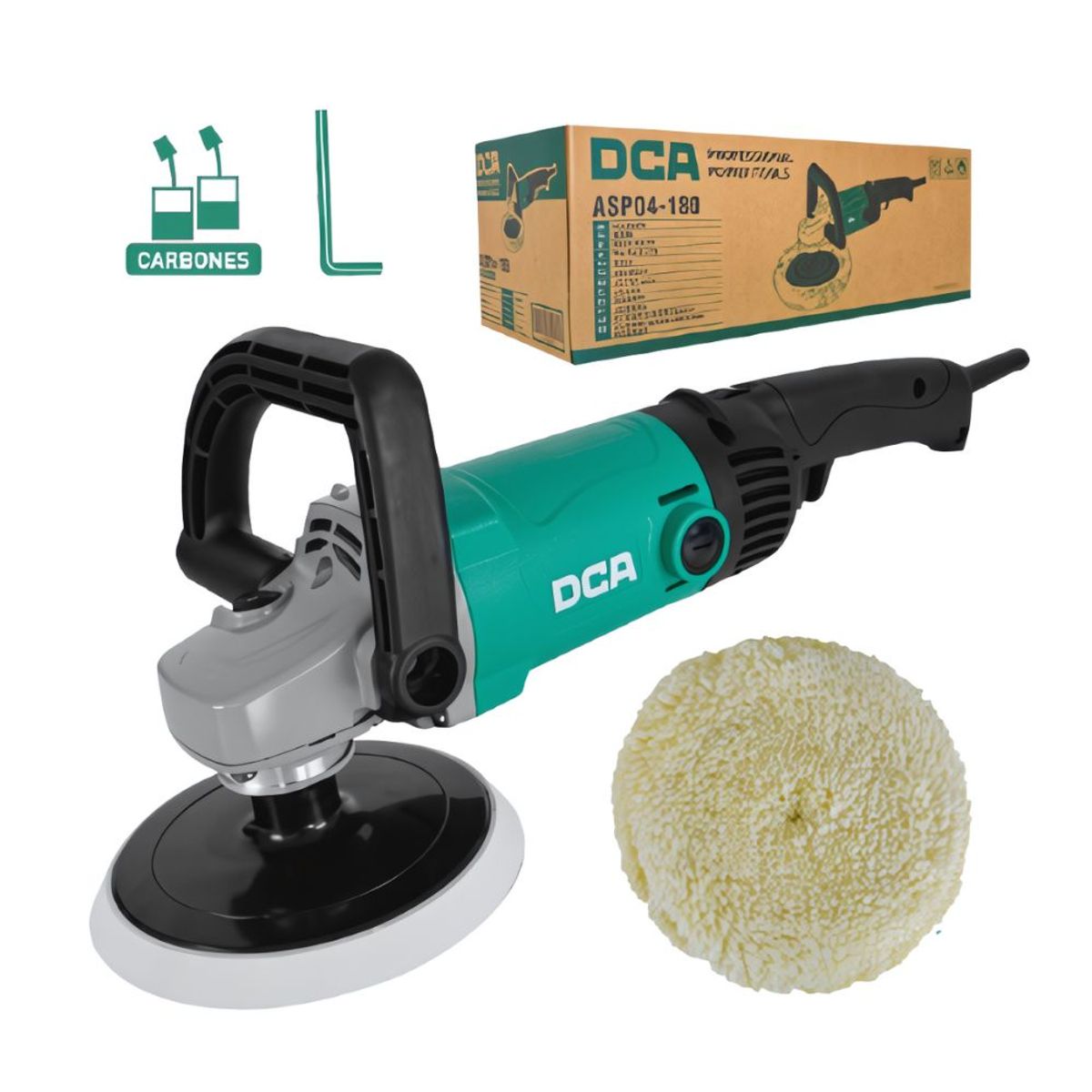 DCA - Pulidora Angular DCA 7 Pulg 1400W ASP04-180