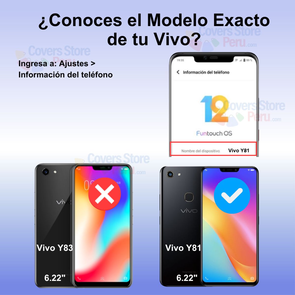 GENERICO - Mica para Vivo Y81 Film Hydrogel Antishock Transparente Resistente