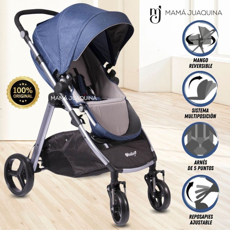 EBABY - Coche de Paseo «NORTH» Edición Limitada Blue