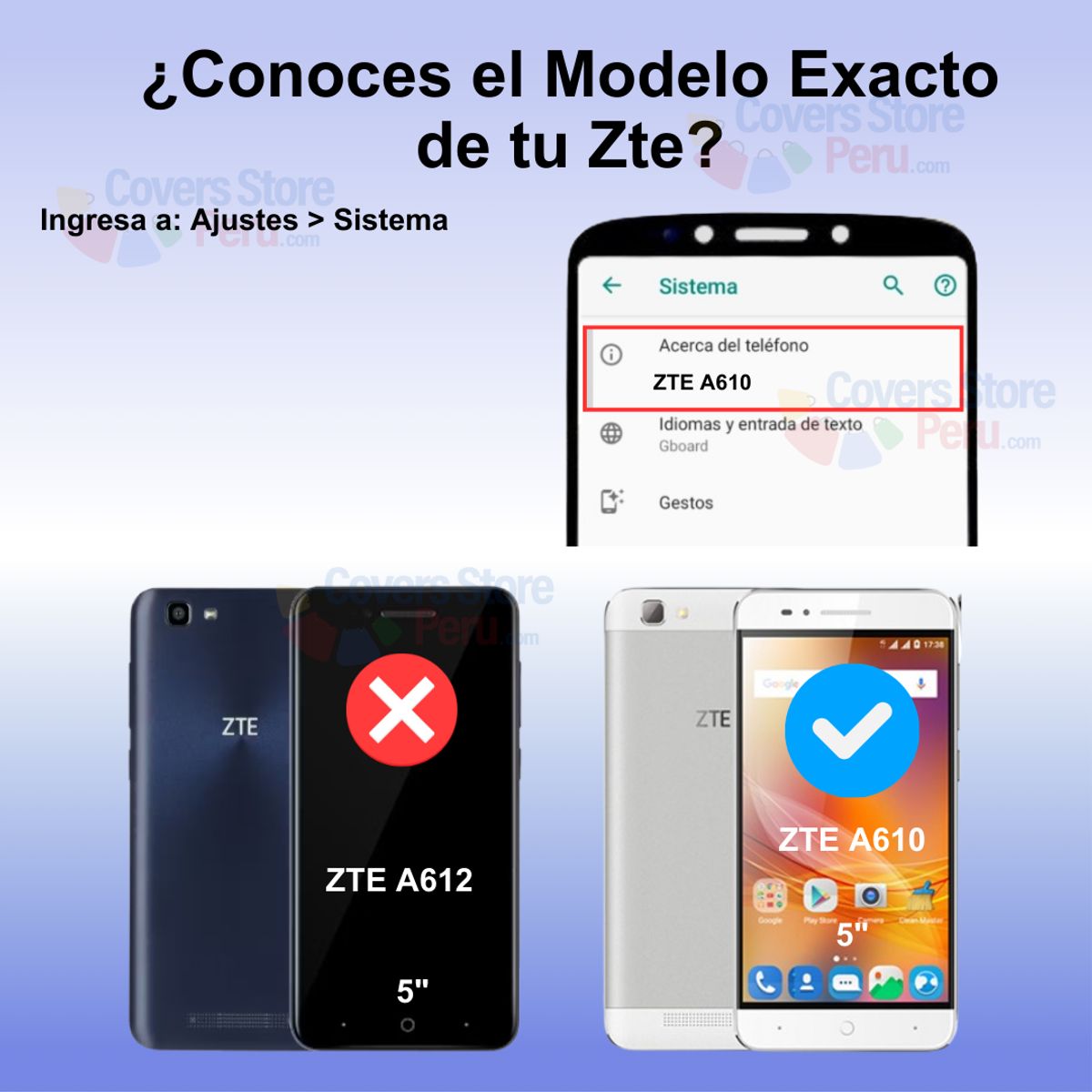 GENERICO - Mica para Zte A610 Film Hydrogel Antishock Transparente Resistente