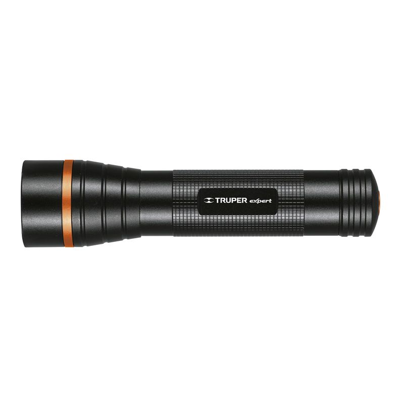 TRUPER - Linterna de aluminio LED Cree 500 lm con 2 pilas D