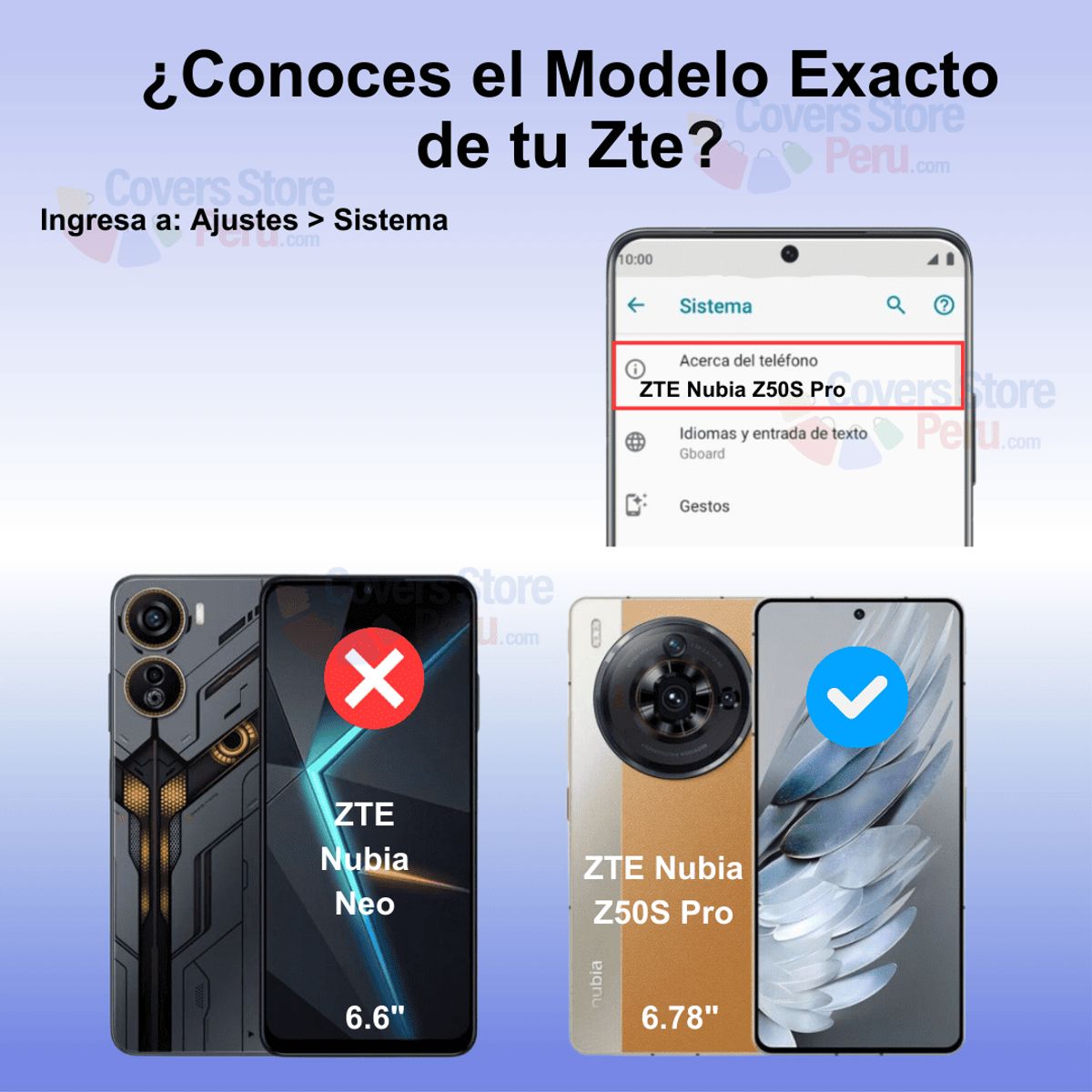 GENERICO - Mica para Zte Nubia Z50S Pro Film Hydrogel Antishock Transparente